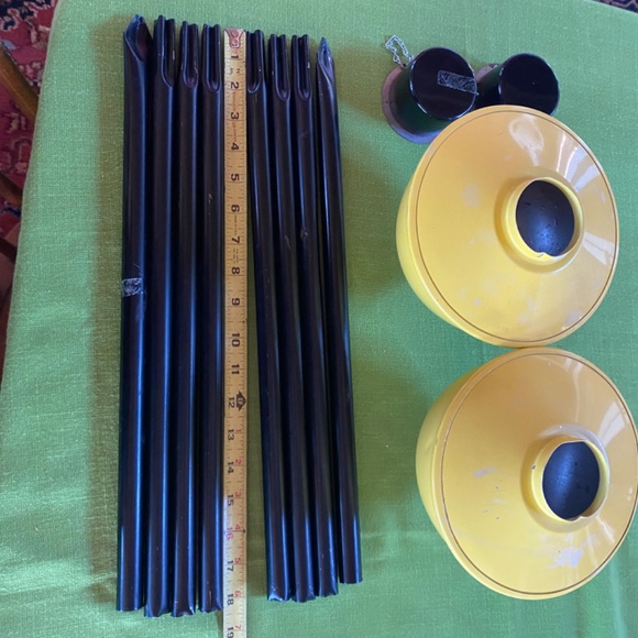 Vintage set of two 1960’s patio lights - Picture 9 of 16